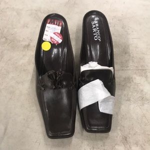 Brown back out flats